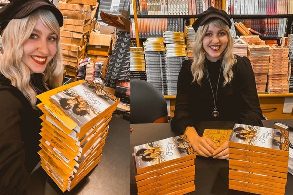 Meine erste Signieraktion bei der Buchhandlung Graff